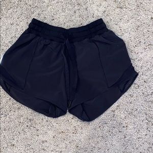 Black lululemon shorts
